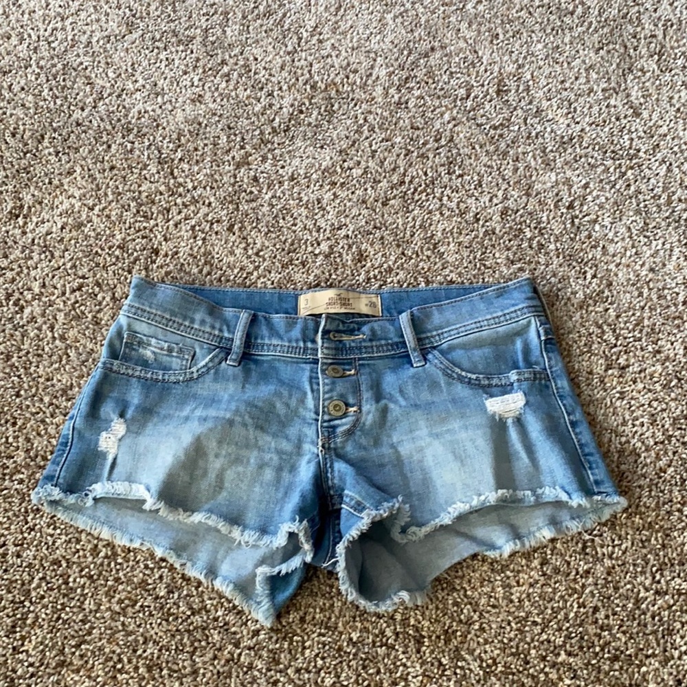 hollister jean shorts